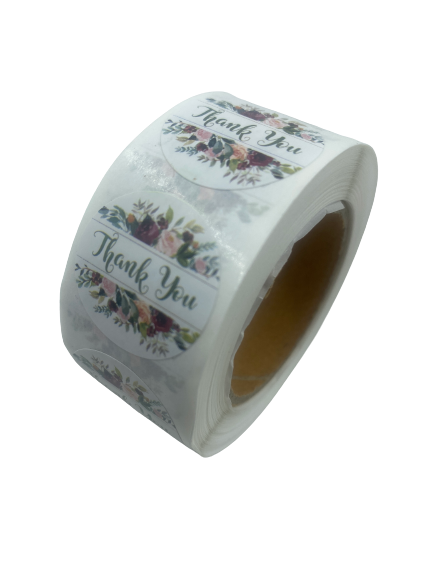 Thank You Sticker Roll 500pc
