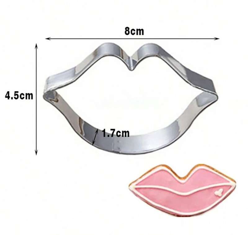 Metal Cookie Cutter Lips
