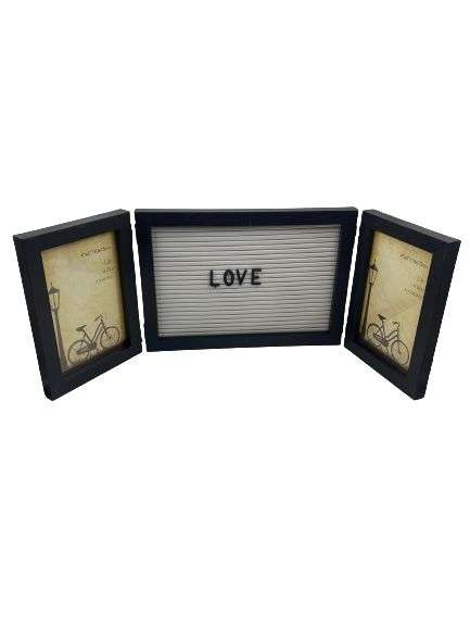 Message Board Photo Frame Black