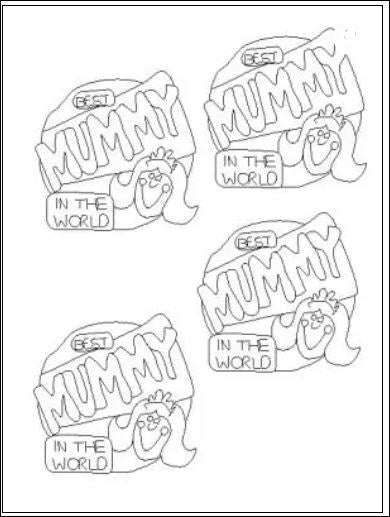 MM07 Hard Plastic Chocolate Mould Best Mummy