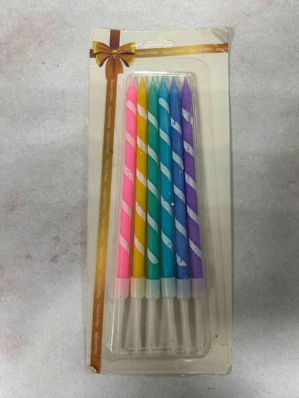 14cm Pastel Cake Candle