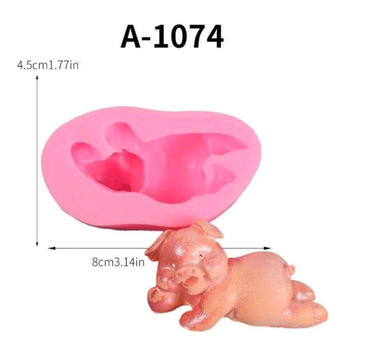 Silicone Mould Pig