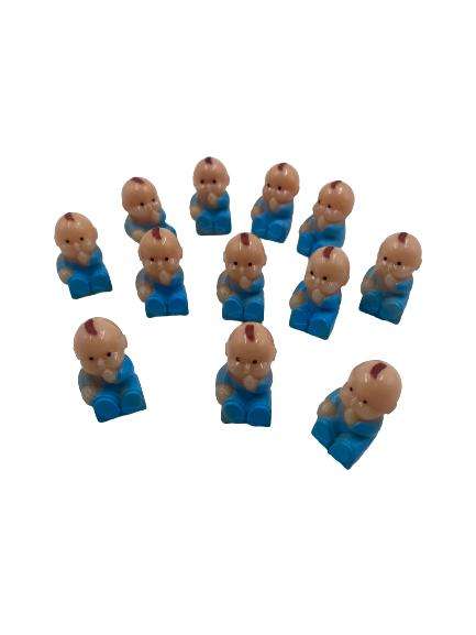 Tiny Plastic Baby Topper Deco 12pcs
