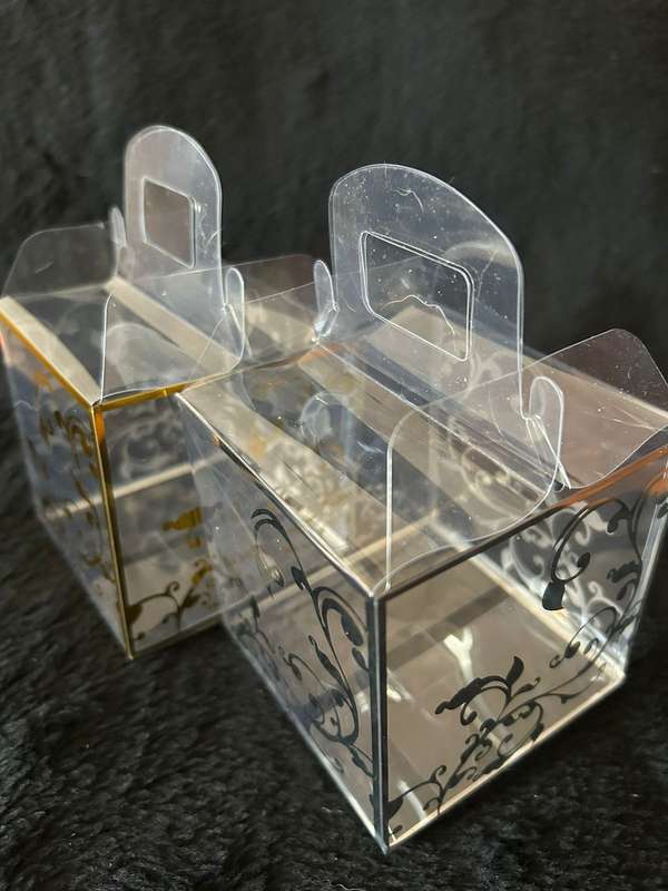 10pc Clear Cupcake Container Box