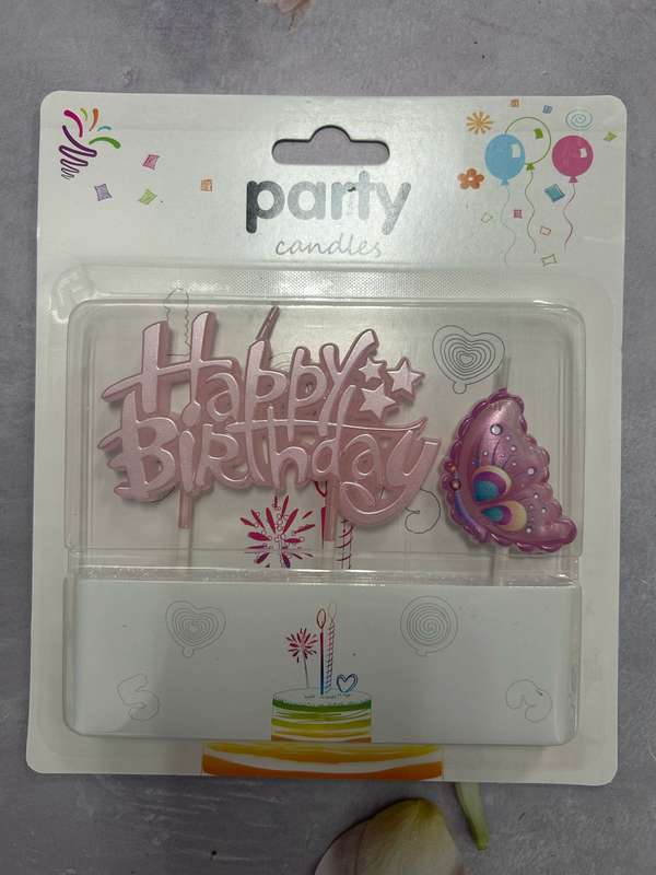 Cake Candle Butterfly
