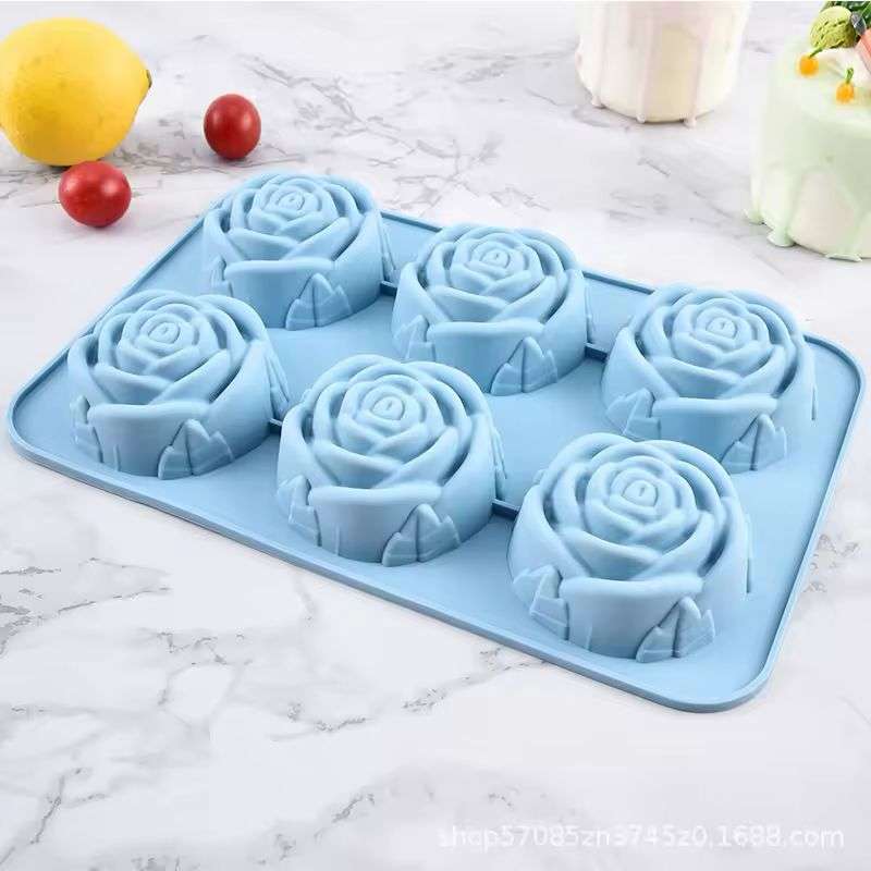 Flower silicone soap or baking mould