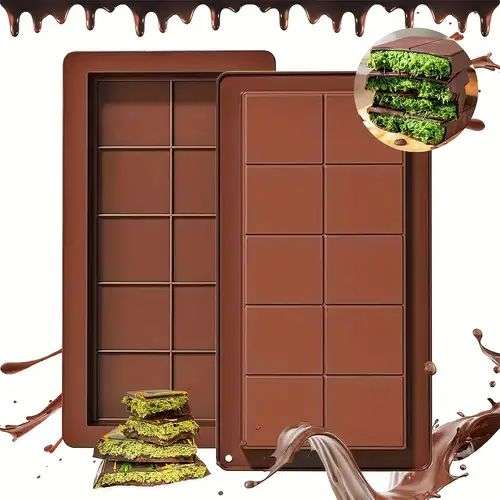 Silicone Mould Chocolate Slab Thick