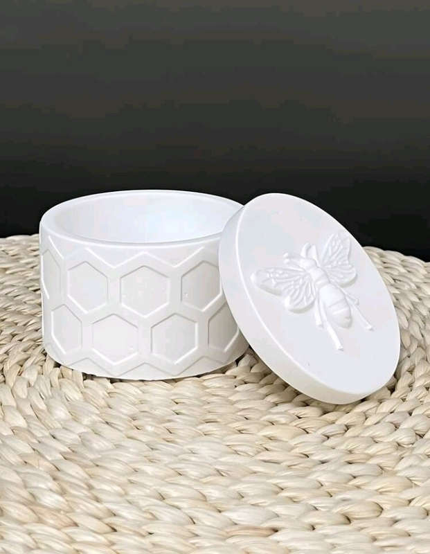 Silicone Mould Resin Jewelry Storage Trinket Box Bee