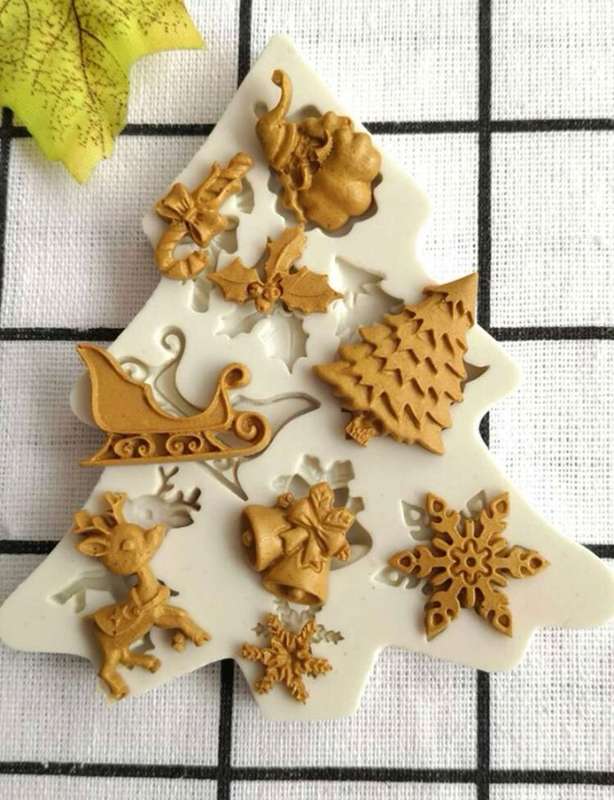 Silicone Mould Christmas Multi