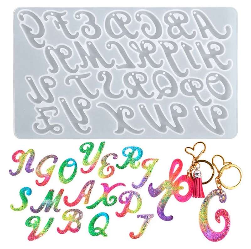 Silicone Mould  Resin Alphabet Large