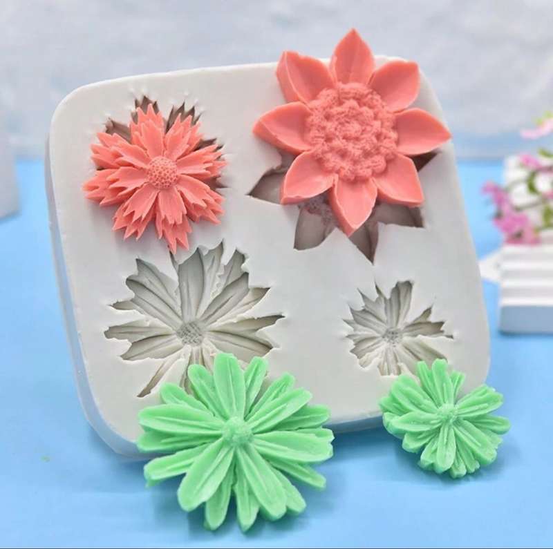 Silicone Mould Sunflower
