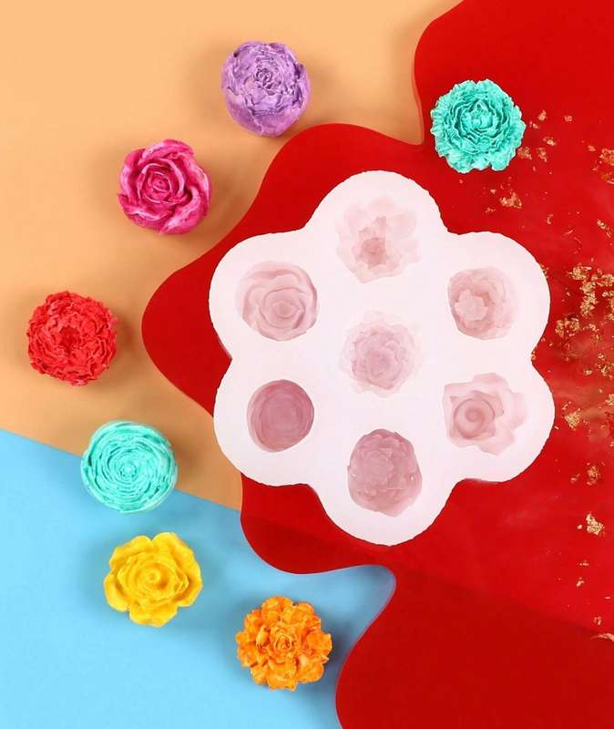 Silicone Mould Rose