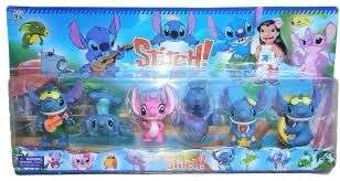 Stitch Plastic Figurines Cake Topper 9cm