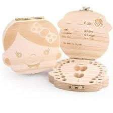 Wooden Tooth Holder Box