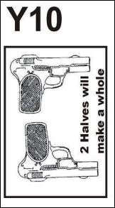 Y10 Hard Plastic Chocolate Mould Gun