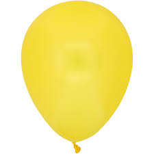 100pc Balloons Yellow