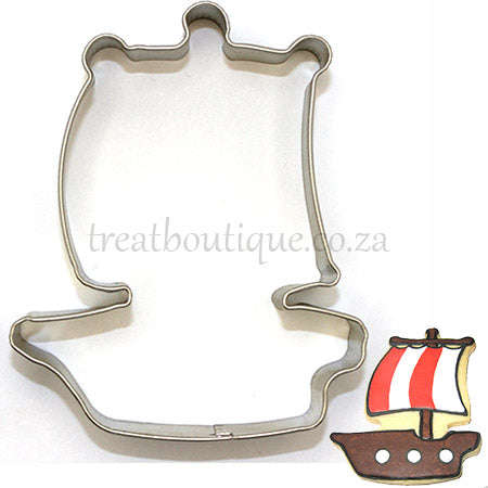 Treat Boutique Metal cookie cutter Pirate ship
