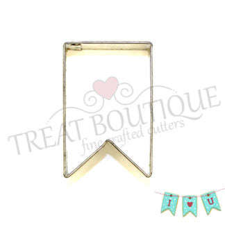 Treat Boutique Metal cookie cutter Bunting swallowtail