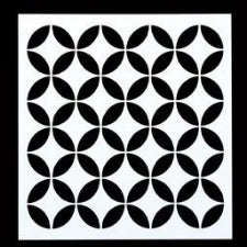 Cake decorating stencil, 10x10cm, 1012-14