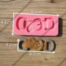 Belt and buckle silicone mould