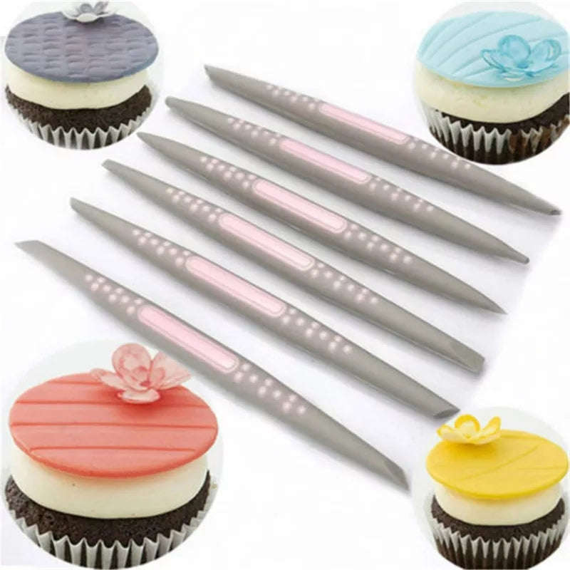 Fondant figurine shaper tools silicone tips