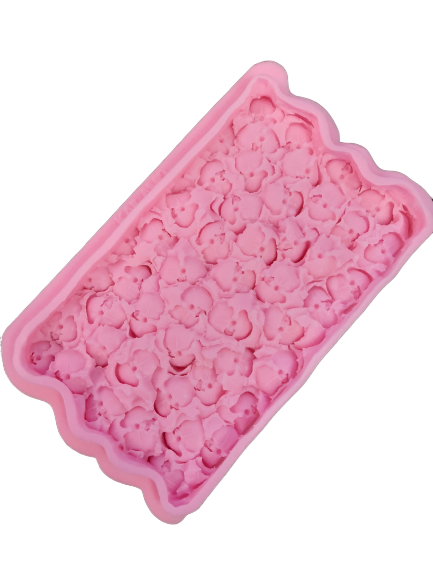 Hydrangea Flower silicone onlay mat, F
