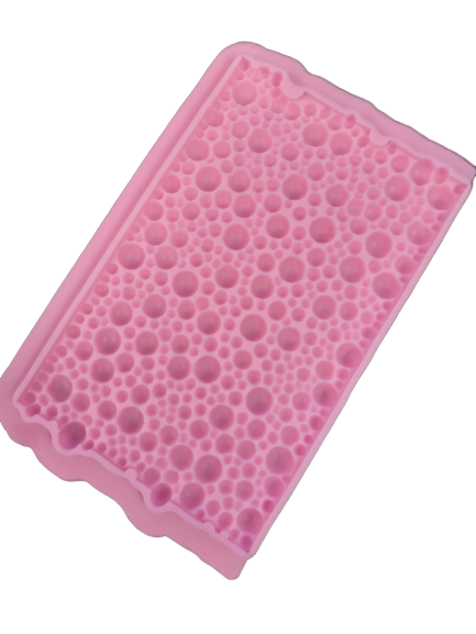 Bubble pearl beads impression silicone mould A