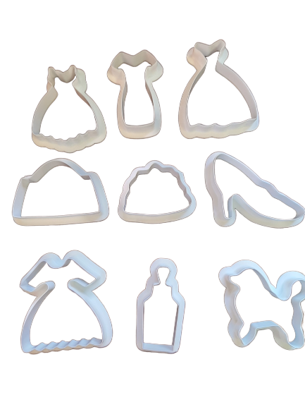 Girly Dress-Up Cutter Set