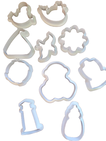 Nautical sailor Baby Plastic cutter set, Baby 7.2x8cm