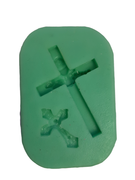 Small Cross silicone mould, B