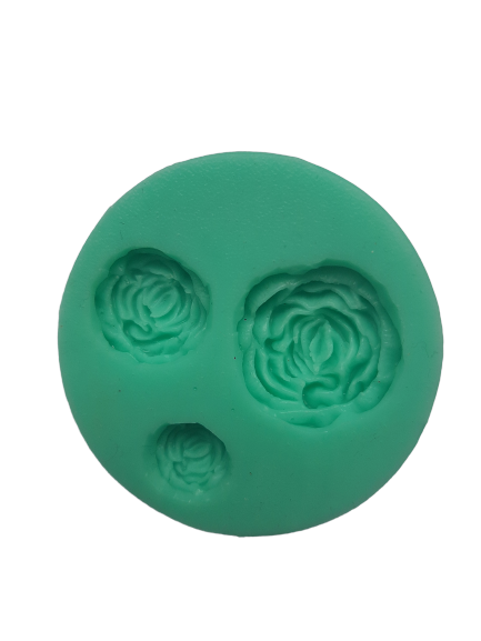 Rose cupcake silicone mould
