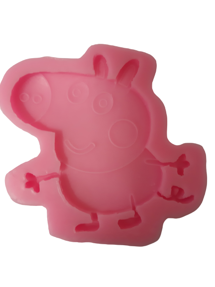 Peppa pig silicone mould, for fondant, size of moulds 7x8cm