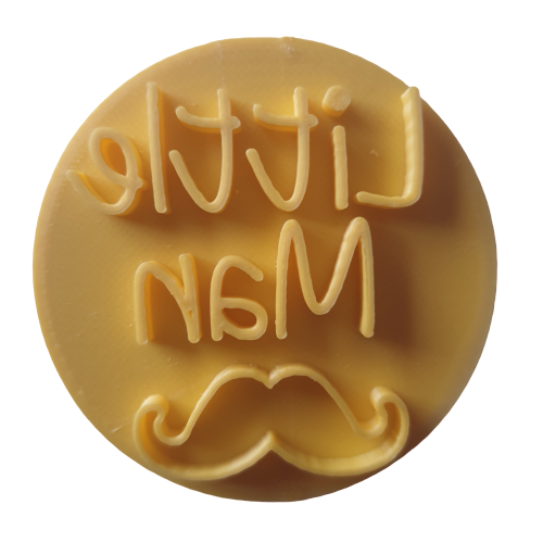 Cupcake Stamp 6cm Little man