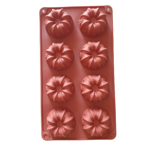 HL-9034 Flower Bundt Chocolate truffle soap silicone mould