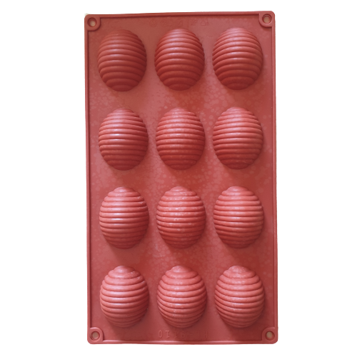 HL-9107 FF Silicone mould, Soap chocolate fondant, stipe Easter egg