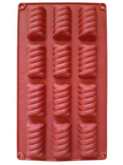 HL-9226 TT Log with lines Chocolate truffle soap silicone mould