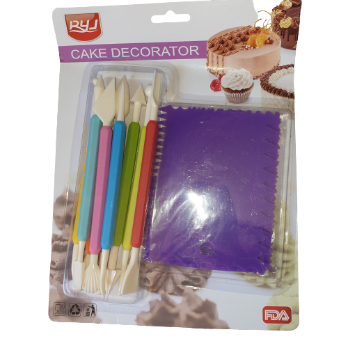 9 piece modeling tool and scraper set