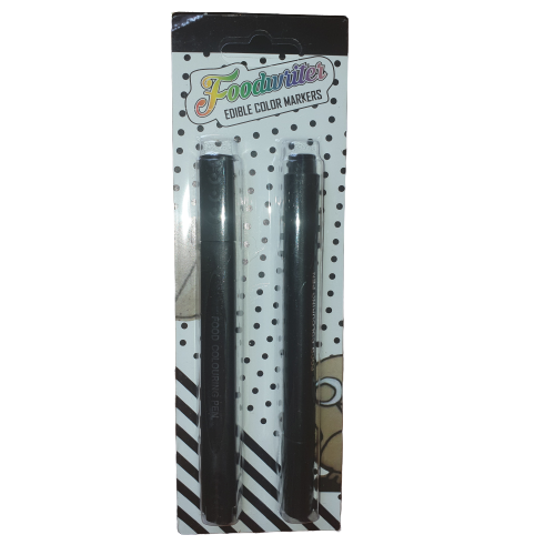 Black edible pens thick tip