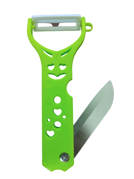 Fruit and vegetable peeler and knife tool