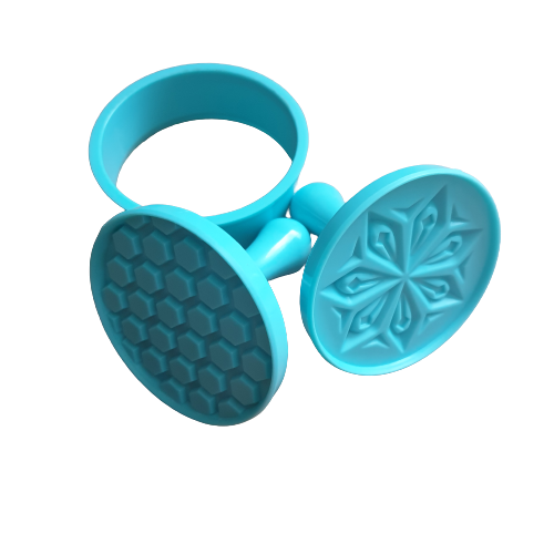 Cookie cutter and stamp set 7.5cm Y220