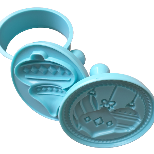 Cookie cutter and stamp set 7.5cm Y214