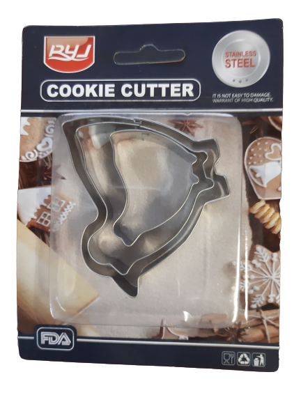 Easter Fondant chicken cutters, 3 piece.