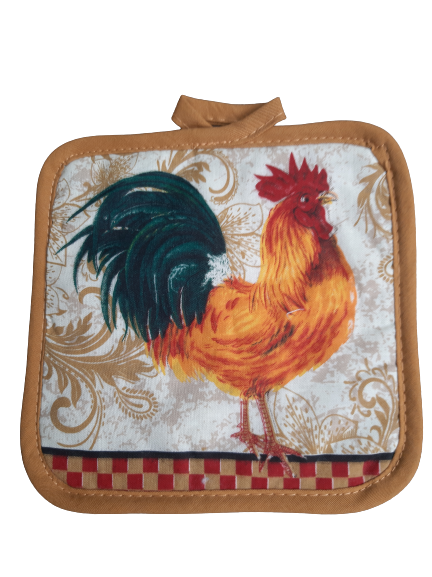 Fabric Oven Mitt chicken