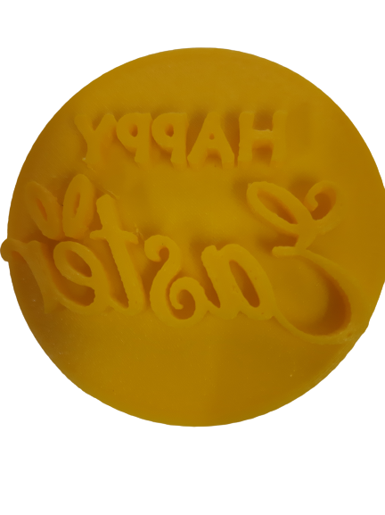 Happy Easter Cupcake stamp A 6cm