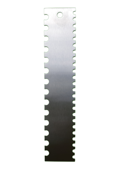 D Metal icing scraper,24.8cm