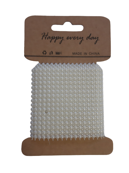 Pearl Strip for decor or cake decorating 6cm wide . 50cm long