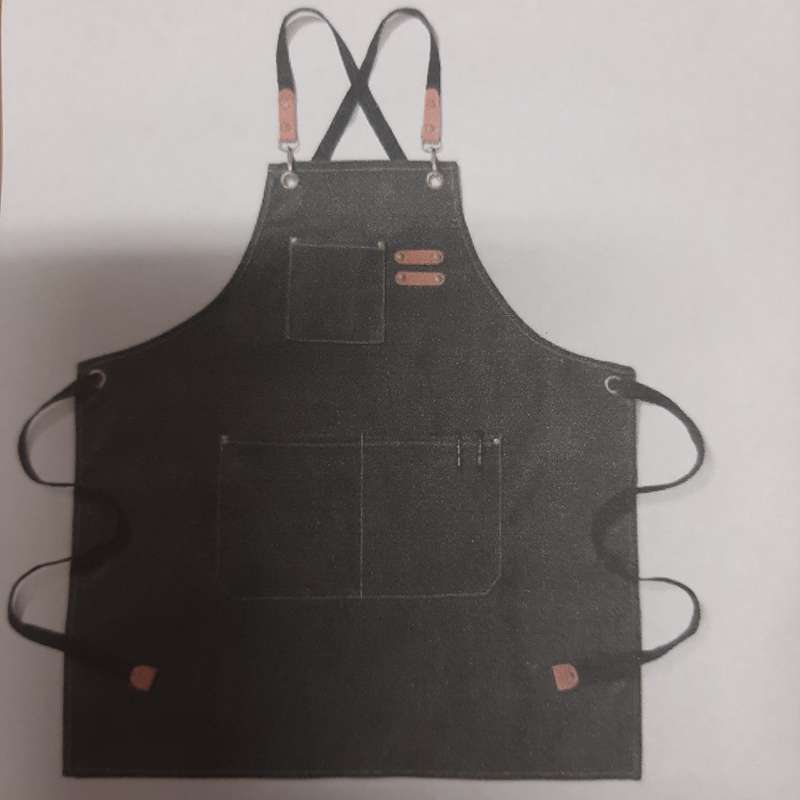 IA-43 Apron Canvas Black