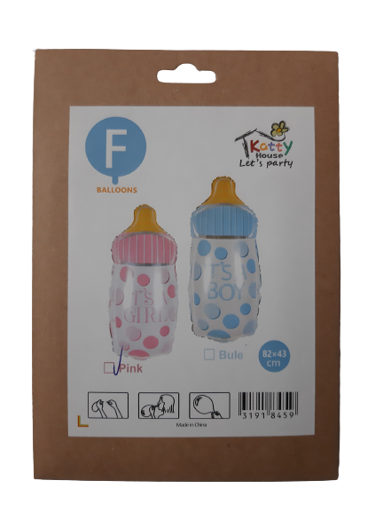 Foil Balloon Bottle It's A  Girl
