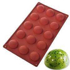 A-905 Medium Silicone Mould Tray Sphere 15 cup Chocolate bomb