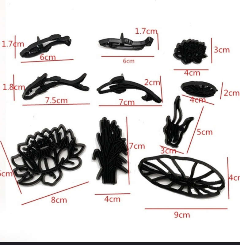 S702 Fish under the sea silhouette Patchwork Embosser cutters